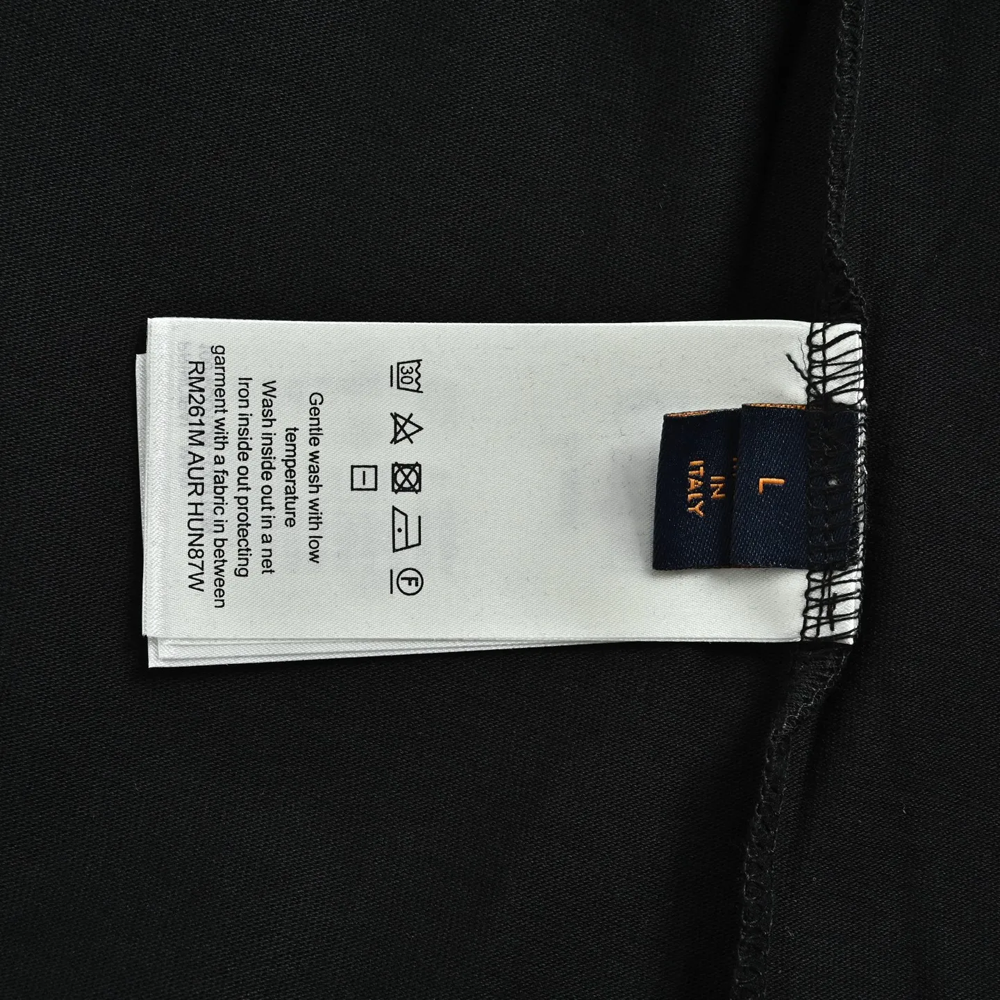 Louis Vuitton/Louis Vuitton embossed logo embossed long-sleeved T-shirt